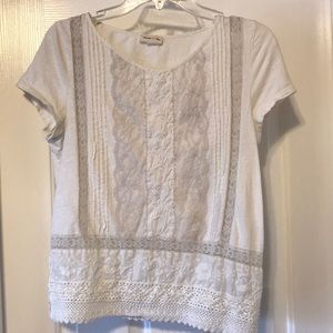 Anthropologie white top